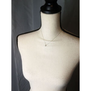 Silver Necklace with 'B' Pendant